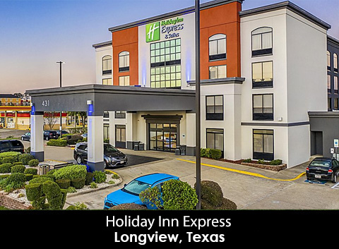 Holiday Inn Express & Suites Longview North entrance and exterior